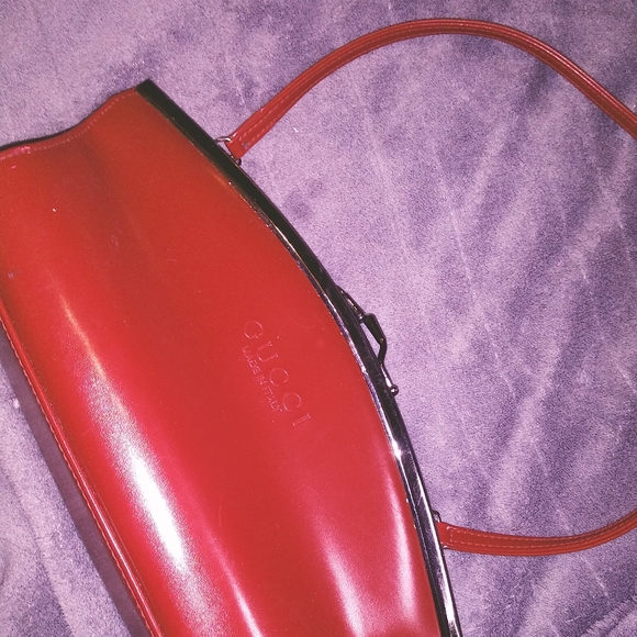 Gucci Top Handle Leather Clutch Purse - Picture 2 of 5